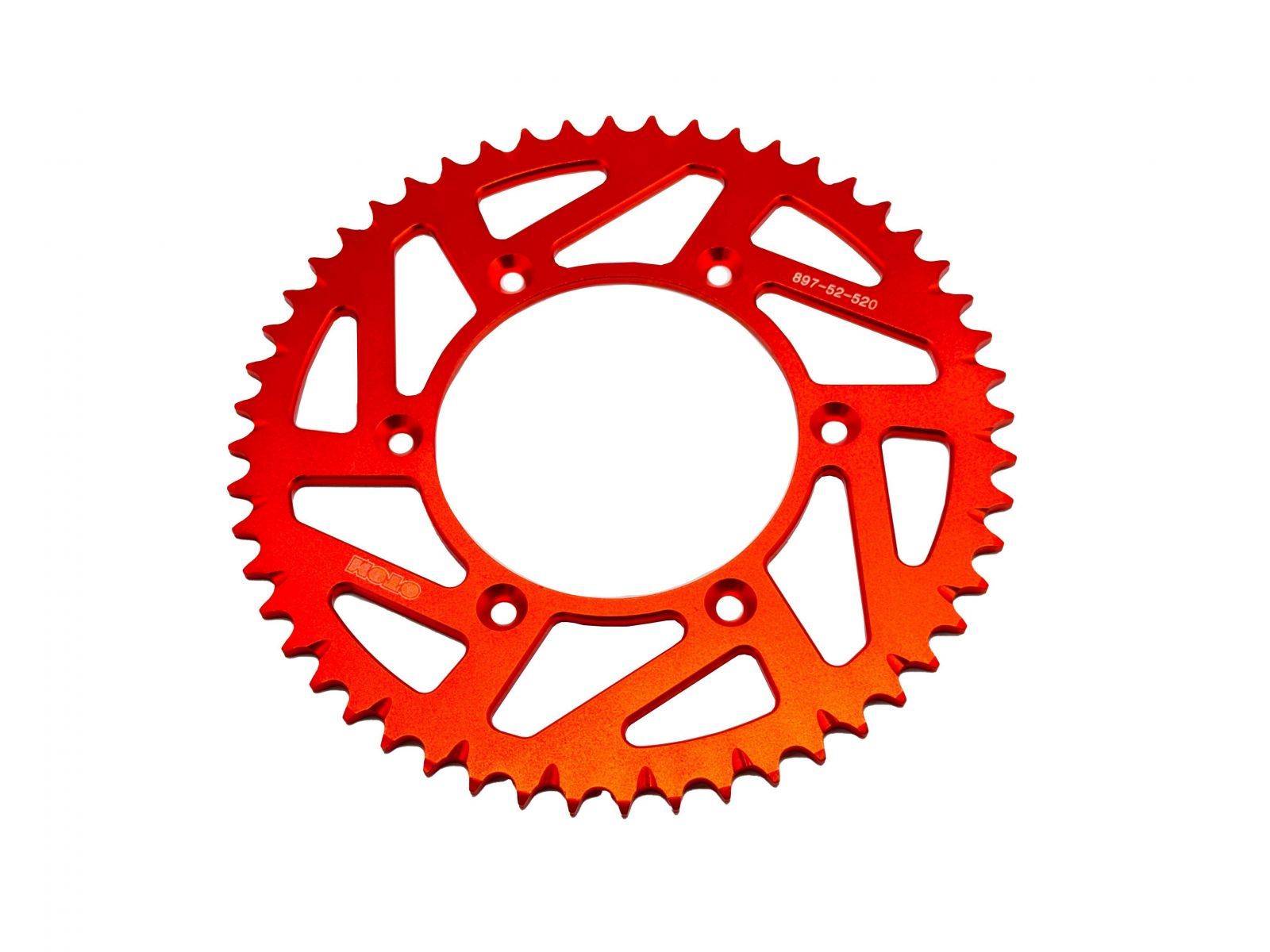 OTOM RACING Звезда задняя (алюминий) A1 KTM 520-52, оранжевый OTM222987